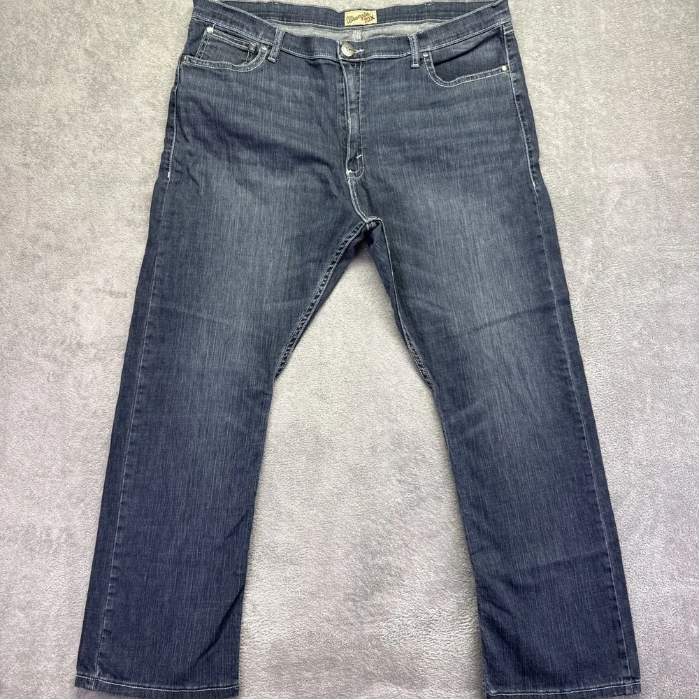 Wrangler 20X No. 42 Mens Blue Medium Wash Bootcut Jeans 1042MWXGG 42x32